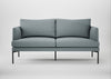 Matera 2 Seater Sofa Loop Boucle Sky / Black