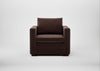 Palermo Armchair Nobilis Velvet Espresso / Walnut and Brass