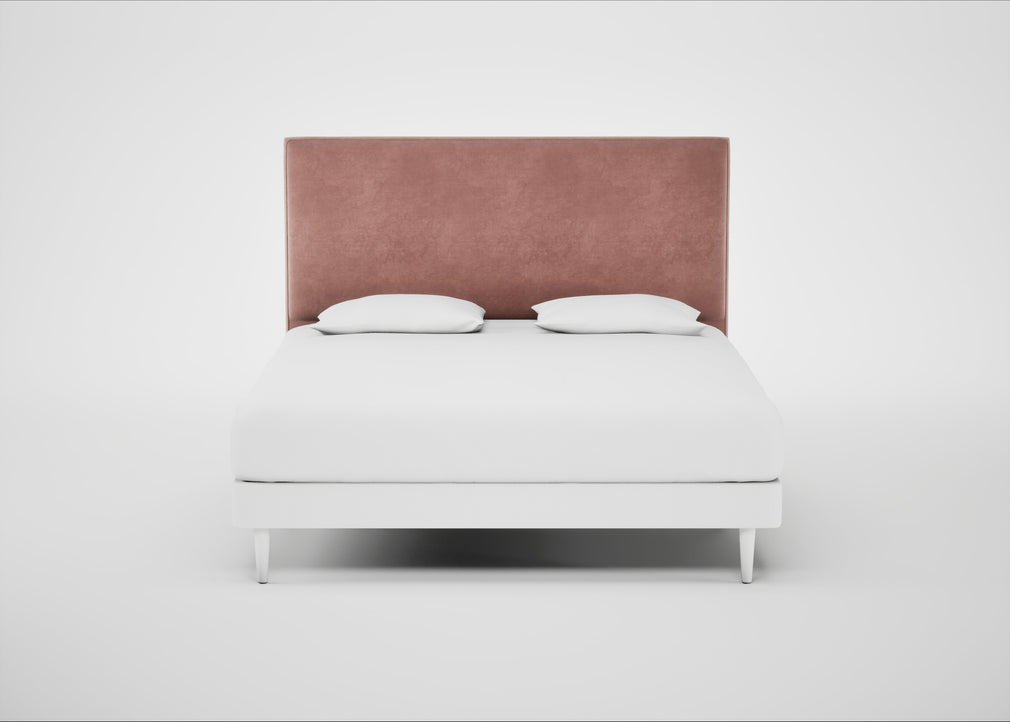 Newman Headboard Super King / Smart Luxe Velvet Dusky Pink