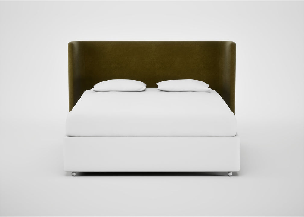 Monroe Headboard Super King - Storage Divan / Smart Luxe Velvet Peridot