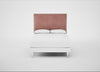 Newman Headboard Double - Storage Divan / Smart Luxe Velvet Dusky Pink