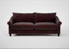 Devon 4 Seater Sofa Smart Luxe Velvet Acorn / Black