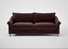 Devon 4 Seater Sofa Smart Luxe Velvet Acorn / Natural