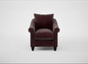 Devon Armchair Smart Luxe Velvet Acorn / Black