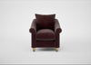 Devon Armchair Smart Luxe Velvet Acorn / Natural