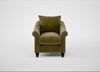 Devon Armchair Smart Luxe Velvet Peridot / Black