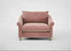 Devon Loveseat Smart Luxe Velvet Dusky Pink / Natural