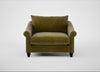Devon Loveseat Smart Luxe Velvet Peridot / Black