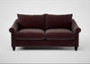 Devon 3 Seater Sofa Smart Luxe Velvet Acorn / Black