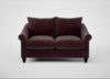 Devon 2 Seater Sofa Smart Luxe Velvet Acorn / Black