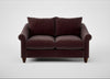 Devon 2 Seater Sofa Smart Luxe Velvet Acorn / Walnut Stained