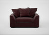 Cumulus Loveseat Smart Luxe Velvet Acorn