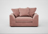 Cumulus Loveseat Smart Luxe Velvet Dusky Pink