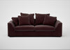Cumulus 4 Seater Sofa Smart Luxe Velvet Acorn