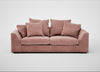 Cumulus 4 Seater Sofa Smart Luxe Velvet Dusky Pink