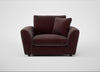 Snooze Loveseat Smart Luxe Velvet Acorn
