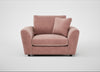 Snooze Loveseat Smart Luxe Velvet Dusky Pink