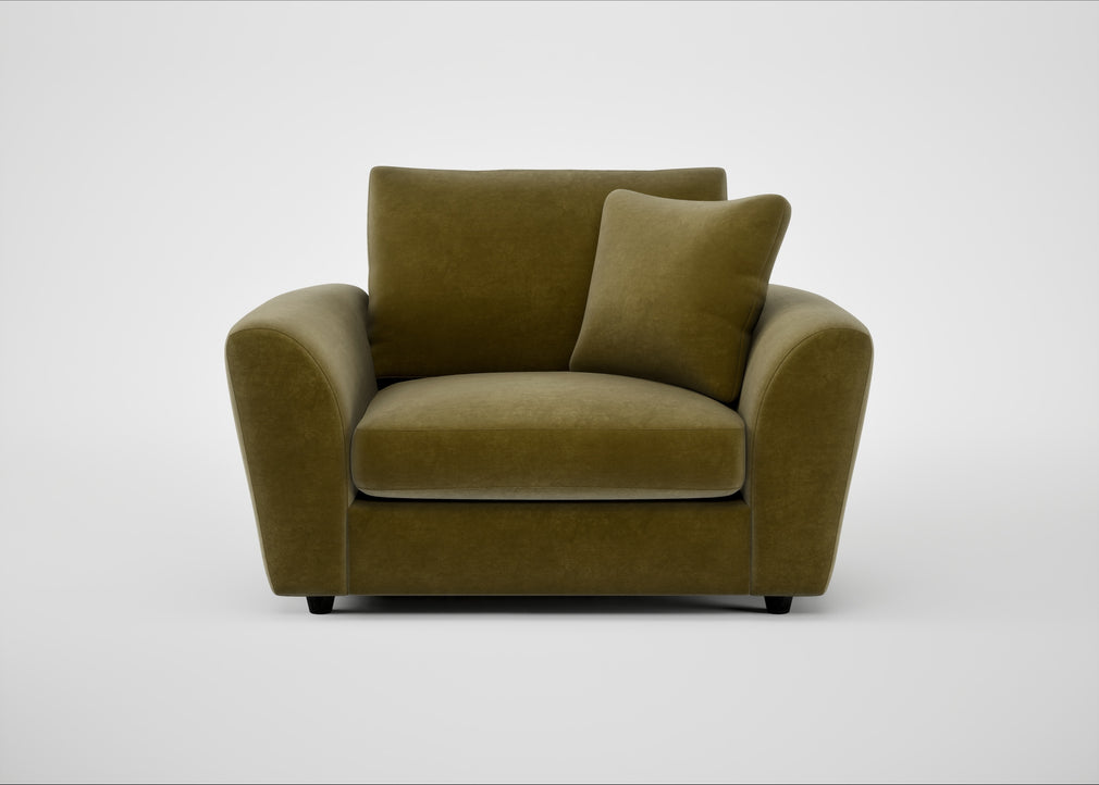 Snooze Loveseat Smart Luxe Velvet Peridot
