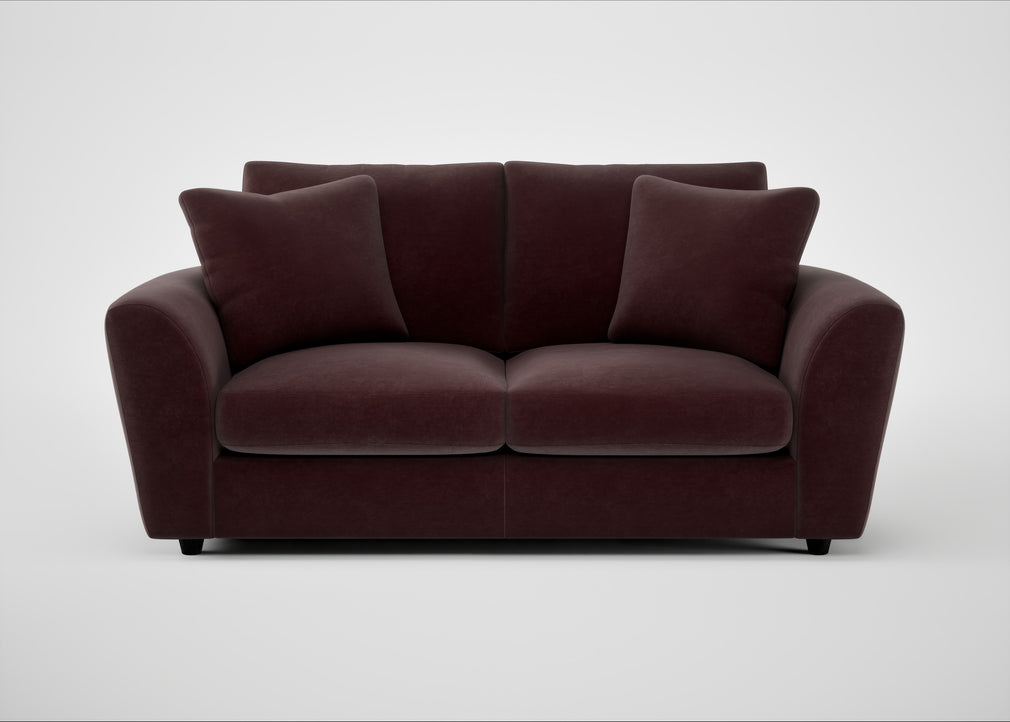 Snooze 3 Seater Sofa Smart Luxe Velvet Acorn