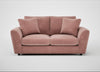 Snooze 3 Seater Sofa Smart Luxe Velvet Dusky Pink