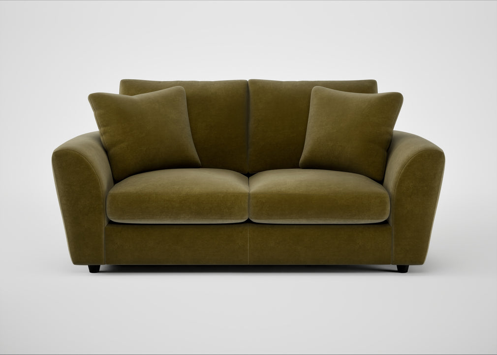 Snooze 3 Seater Sofa Smart Luxe Velvet Peridot