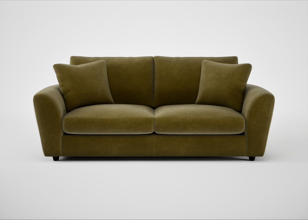 Snooze 4 Seater Sofa Smart Luxe Velvet Peridot