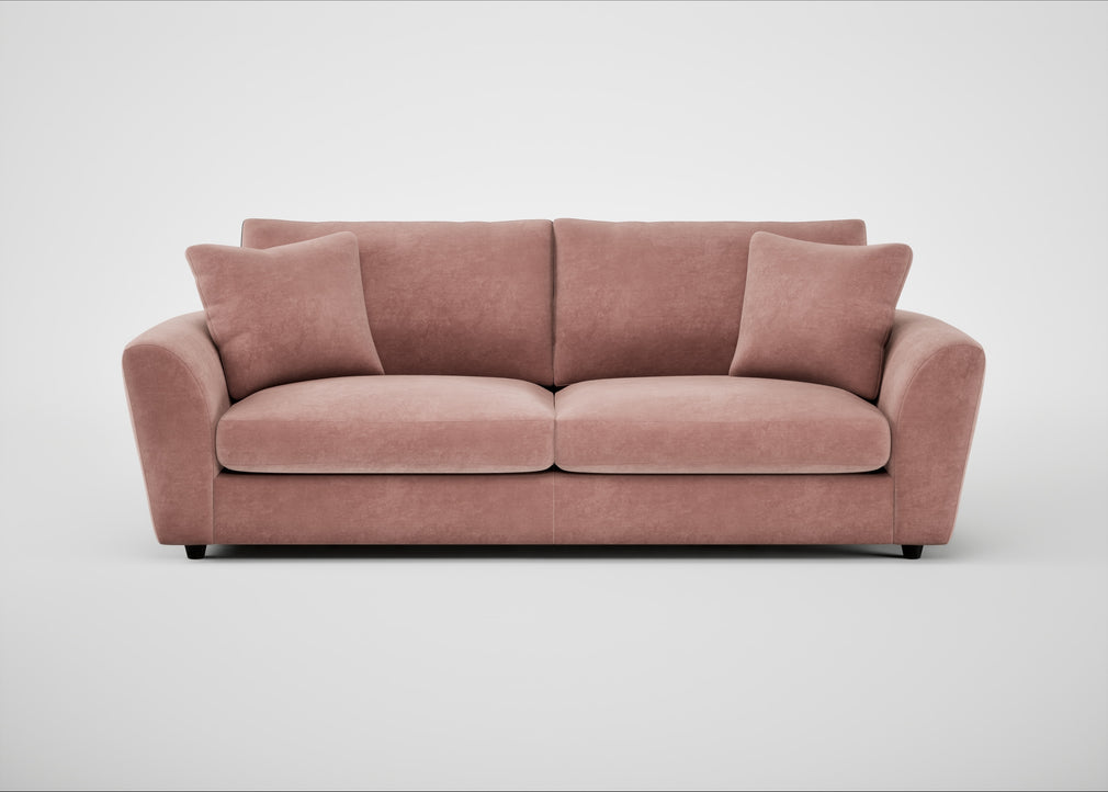 Snooze 5 Seater Sofa Smart Luxe Velvet Dusky Pink