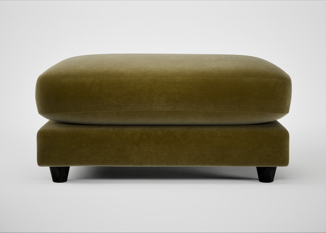 Snooze Footstool Smart Luxe Velvet Peridot