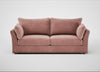 Tailor 4 Seater Sofa Smart Luxe Velvet Dusky Pink / Natural