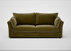 Tailor 4 Seater Sofa Smart Luxe Velvet Peridot / Black