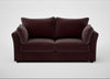 Tailor 3 Seater Sofa Smart Luxe Velvet Acorn / Black