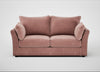Tailor 3 Seater Sofa Smart Luxe Velvet Dusky Pink / Black