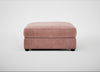 Tailor Square Footstool Smart Luxe Velvet Dusky Pink / Black
