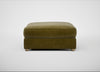 Tailor Square Footstool Smart Luxe Velvet Peridot / Natural