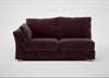Tailor Large Left Hand Facing Corner Sofa Smart Luxe Velvet Acorn / Natural