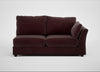 Tailor Large Right Hand Facing Corner Unit Smart Luxe Velvet Acorn / Black