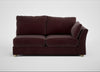Tailor Large Right Hand Facing Corner Unit Smart Luxe Velvet Acorn / Natural