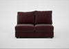 Tailor Medium Armless Unit Smart Luxe Velvet Acorn / Black