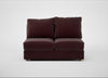 Tailor Medium Armless Unit Smart Luxe Velvet Acorn / Natural