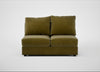 Tailor Medium Armless Unit Smart Luxe Velvet Peridot / Black