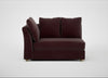 Tailor Large Curved Left Hand Facing Corner Unit Smart Luxe Velvet Acorn / Natural