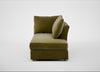 Tailor Right Hand Facing Chaise Unit Smart Luxe Velvet Peridot / Natural