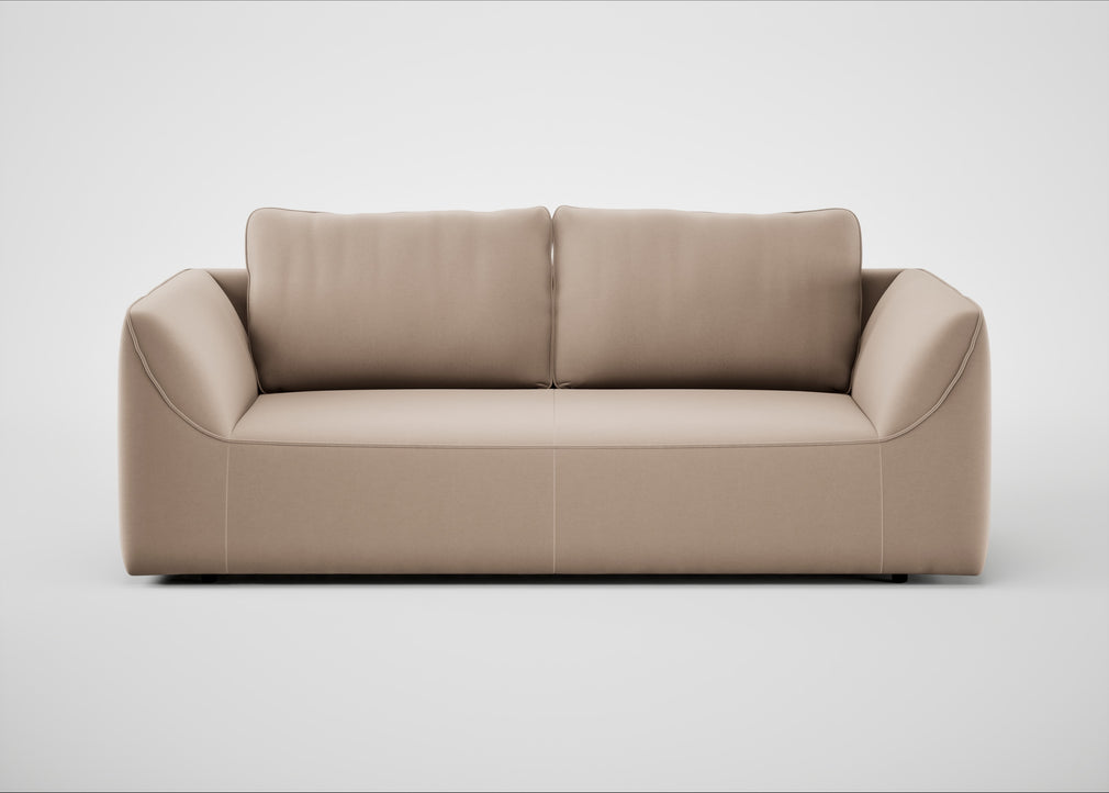Morven 3 Seater Sofa Smart Velvet Pebble