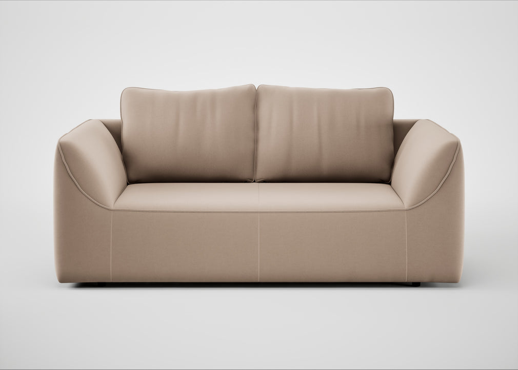 Morven 2 Seater Sofa Smart Velvet Pebble