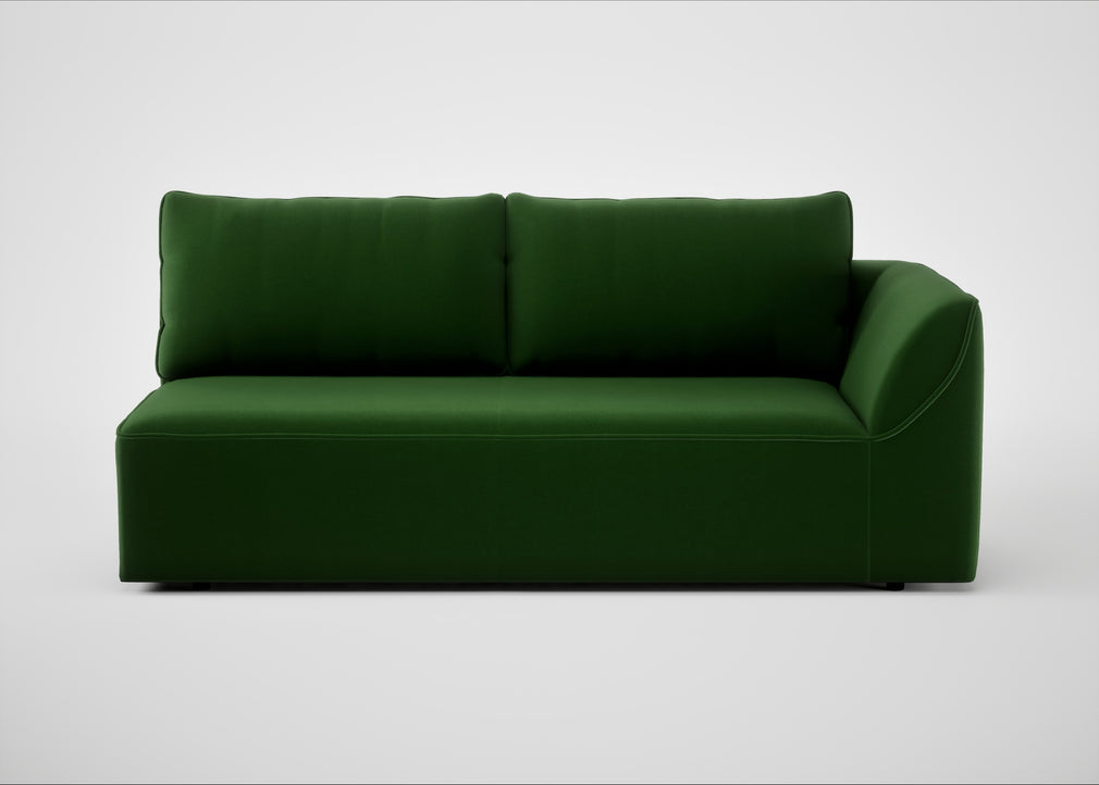 Morven Right Hand Facing 3 Seater Unit Smart Velvet Forest