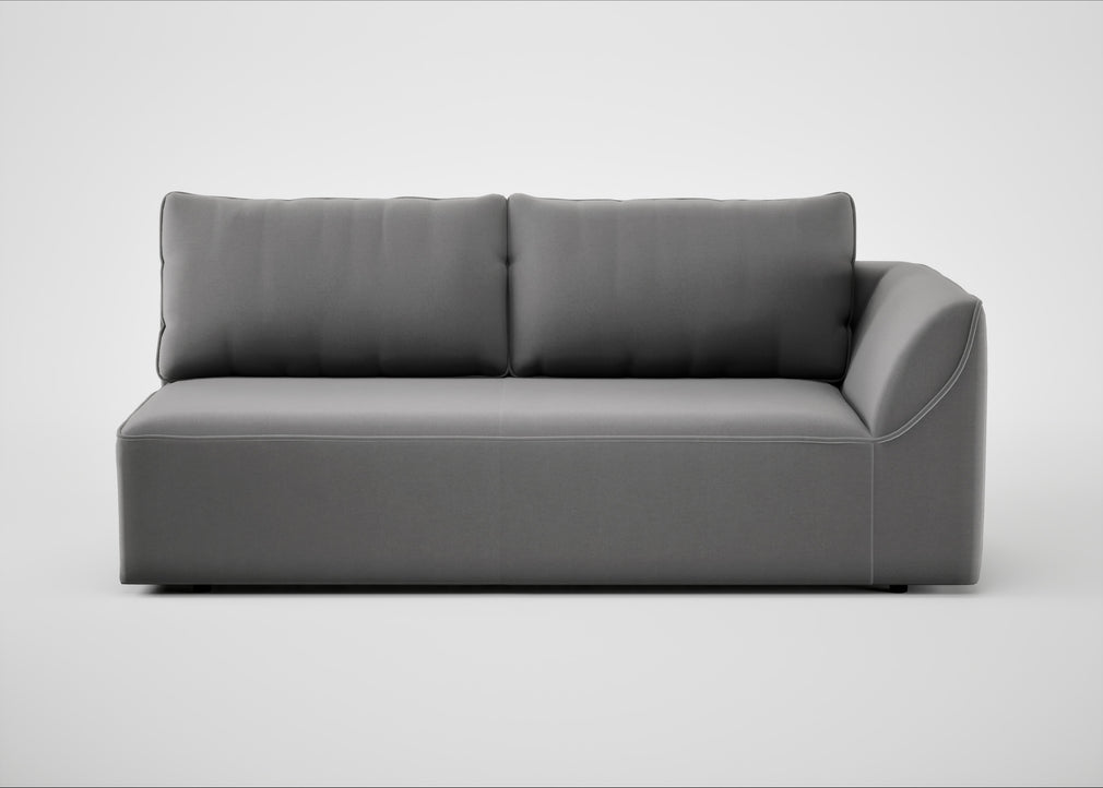 Morven Right Hand Facing 3 Seater Unit Smart Velvet Mercury
