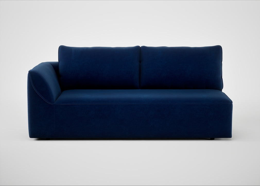Morven Left Hand Facing 3 Seater Unit Smart Velvet Dusk