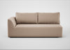 Morven Left Hand Facing 3 Seater Unit Smart Velvet Pebble
