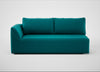 Morven Left Hand Facing 3 Seater Unit Smart Velvet Petrol