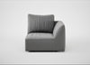 Morven Right Hand Facing Single Unit Smart Velvet Mercury